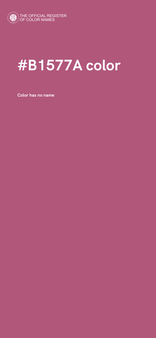 #B1577A color image