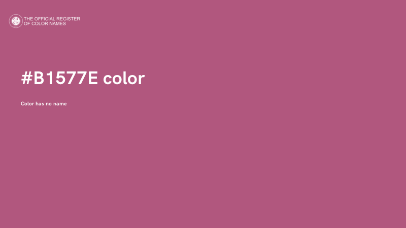 #B1577E color image