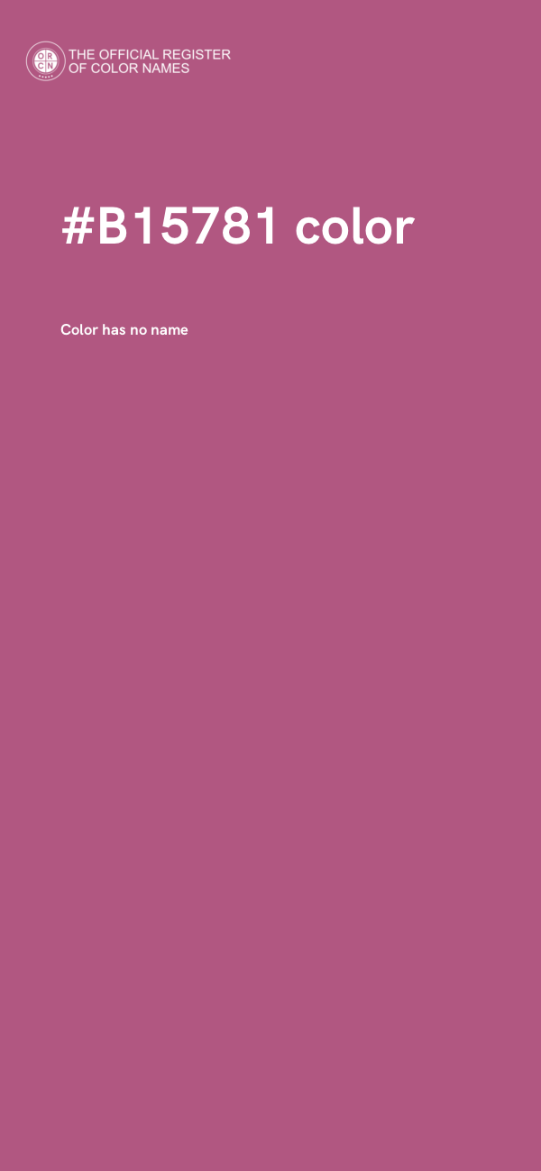#B15781 color image