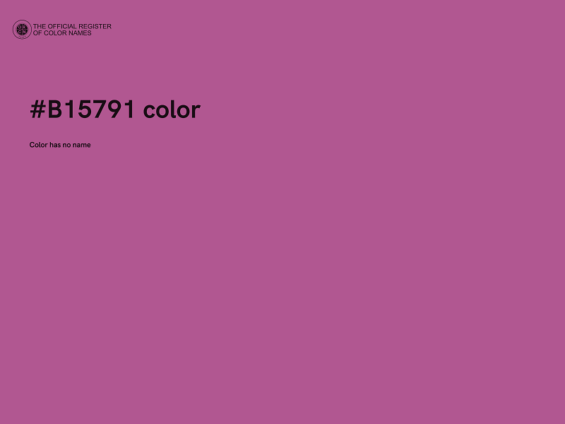 #B15791 color image