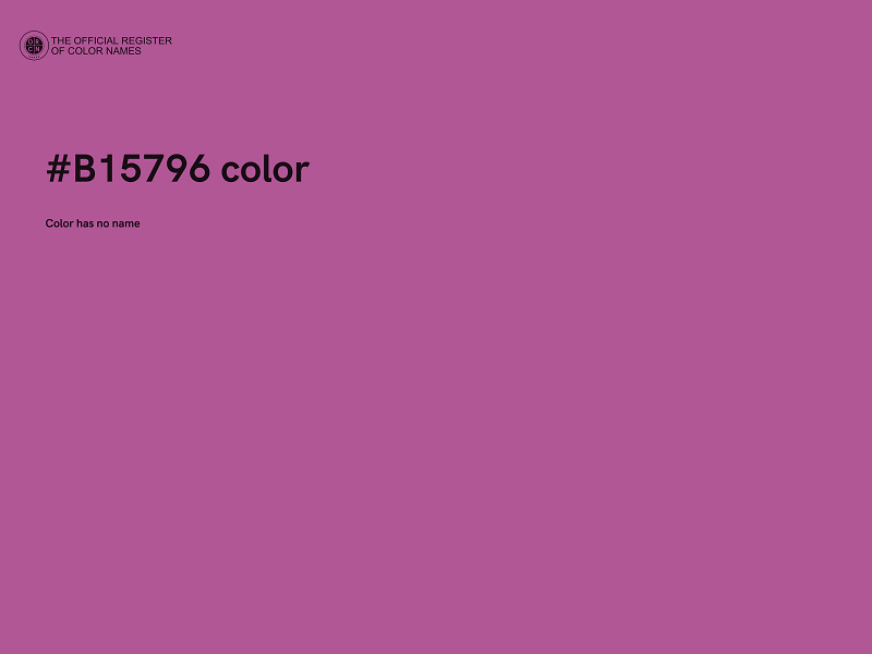#B15796 color image