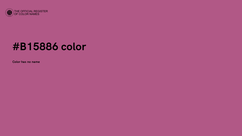 #B15886 color image