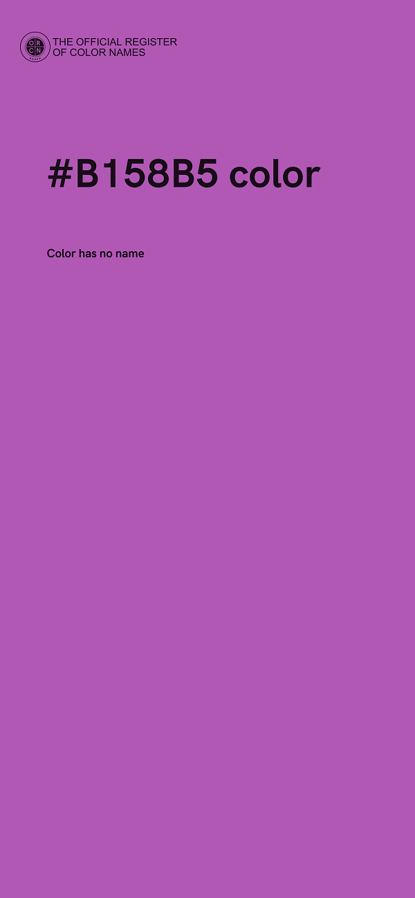 #B158B5 color image