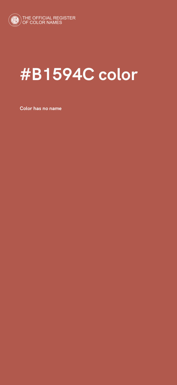 #B1594C color image