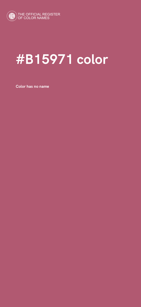 #B15971 color image
