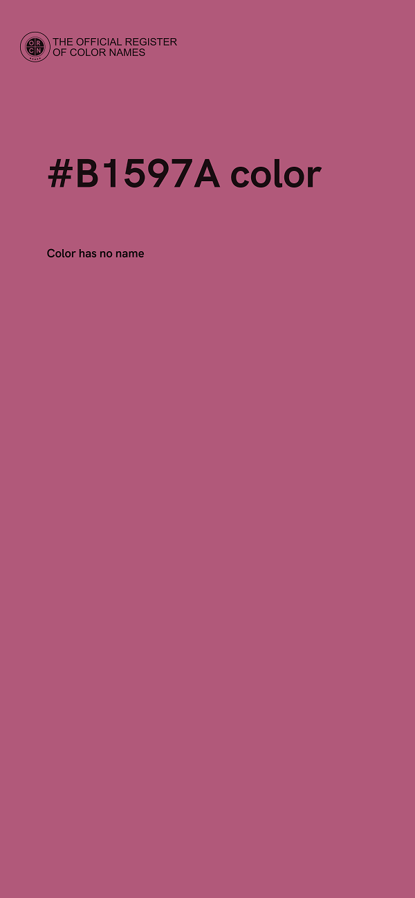 #B1597A color image