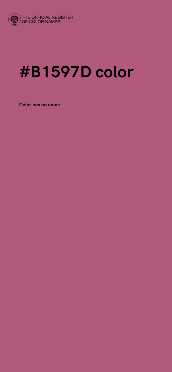 #B1597D color image