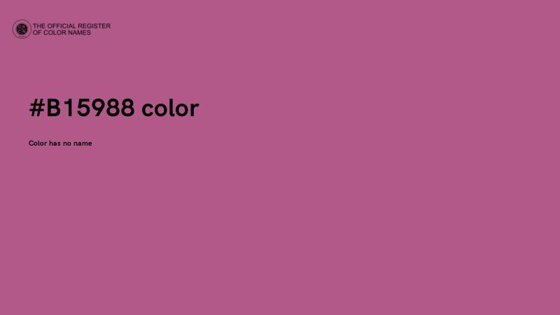 #B15988 color image