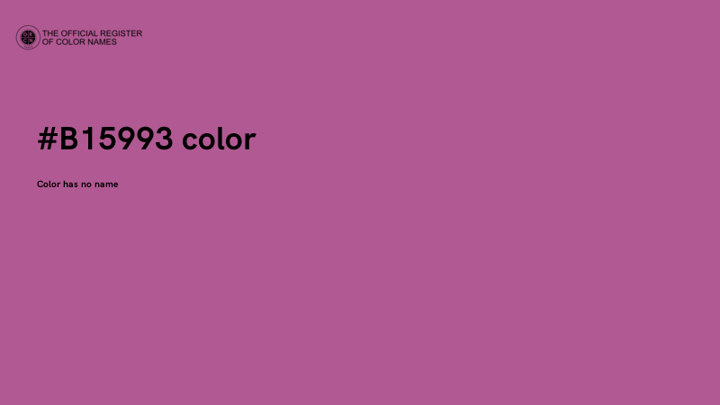 #B15993 color image