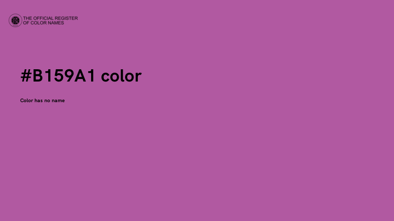 #B159A1 color image