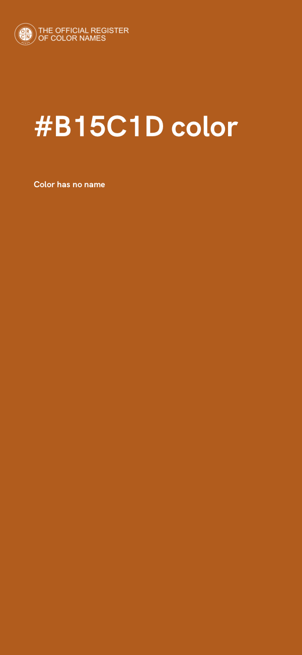 #B15C1D color image