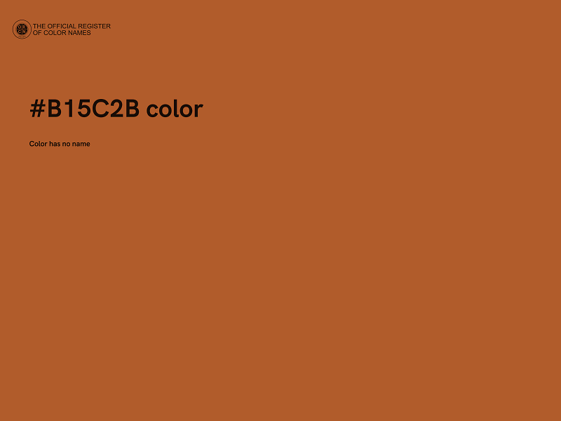 #B15C2B color image