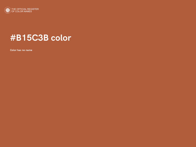 #B15C3B color image