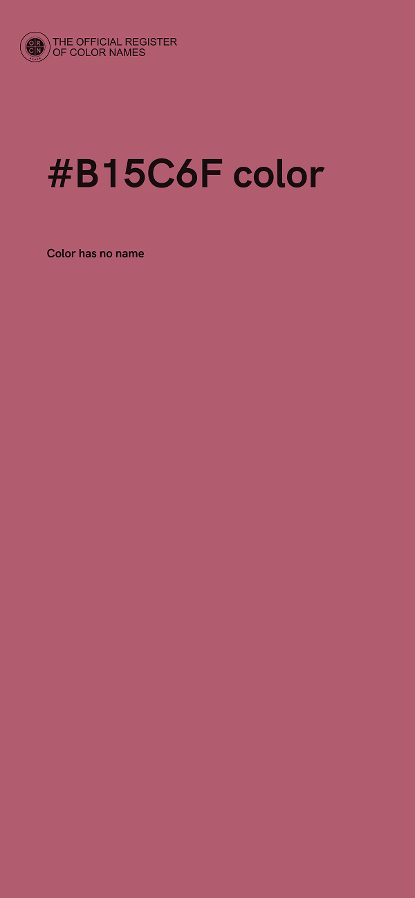 #B15C6F color image