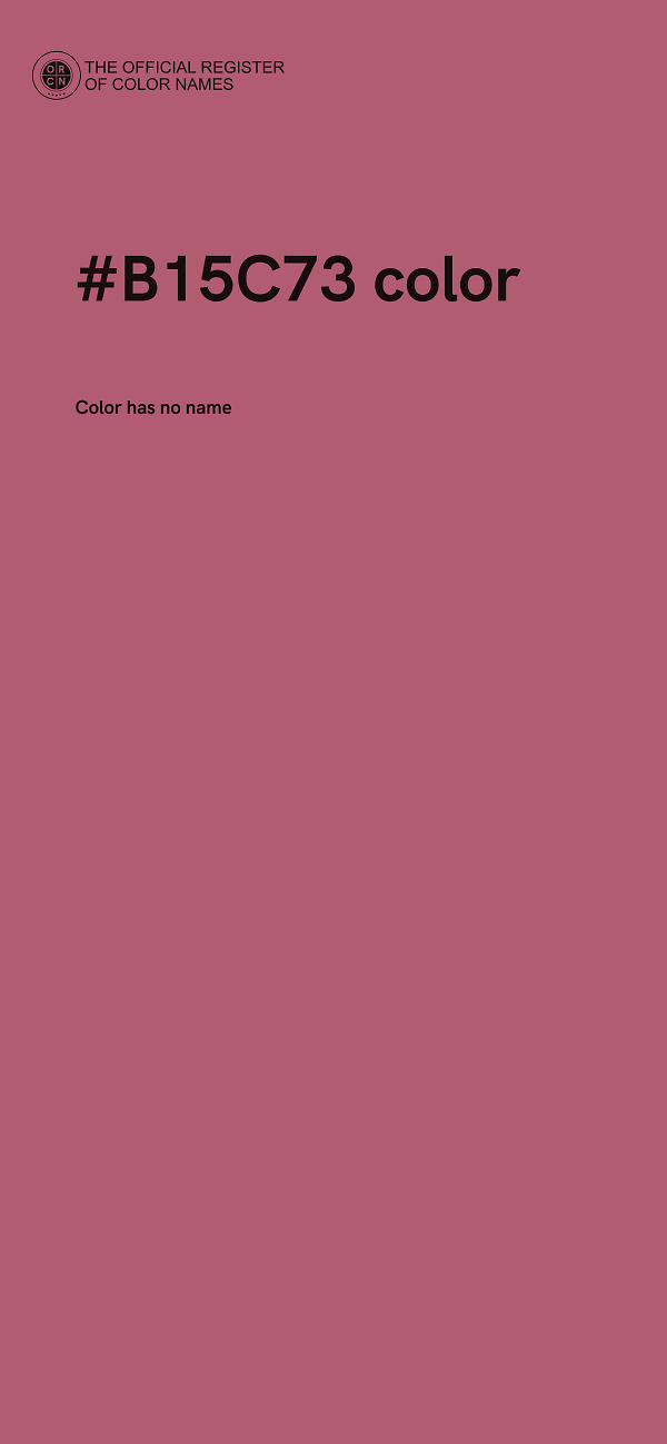 #B15C73 color image