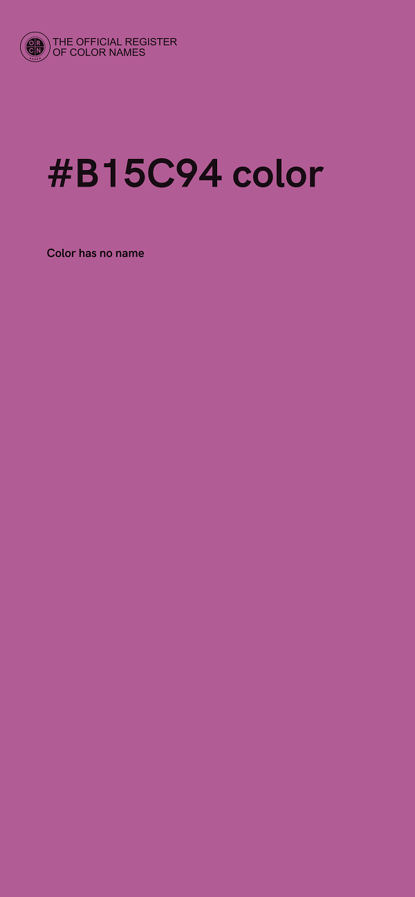 #B15C94 color image
