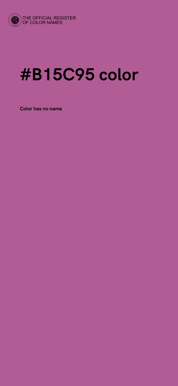 #B15C95 color image