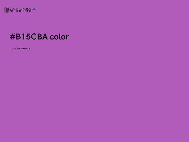 #B15CBA color image