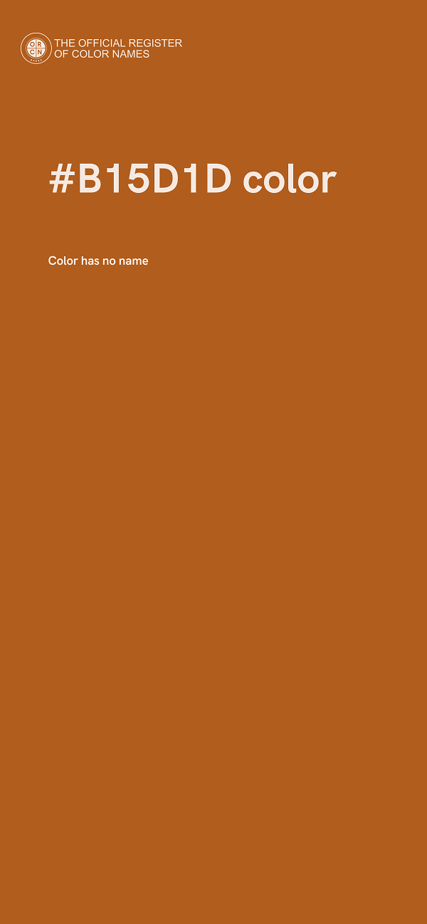 #B15D1D color image