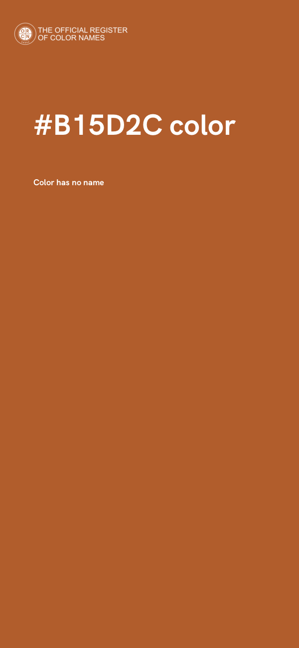 #B15D2C color image