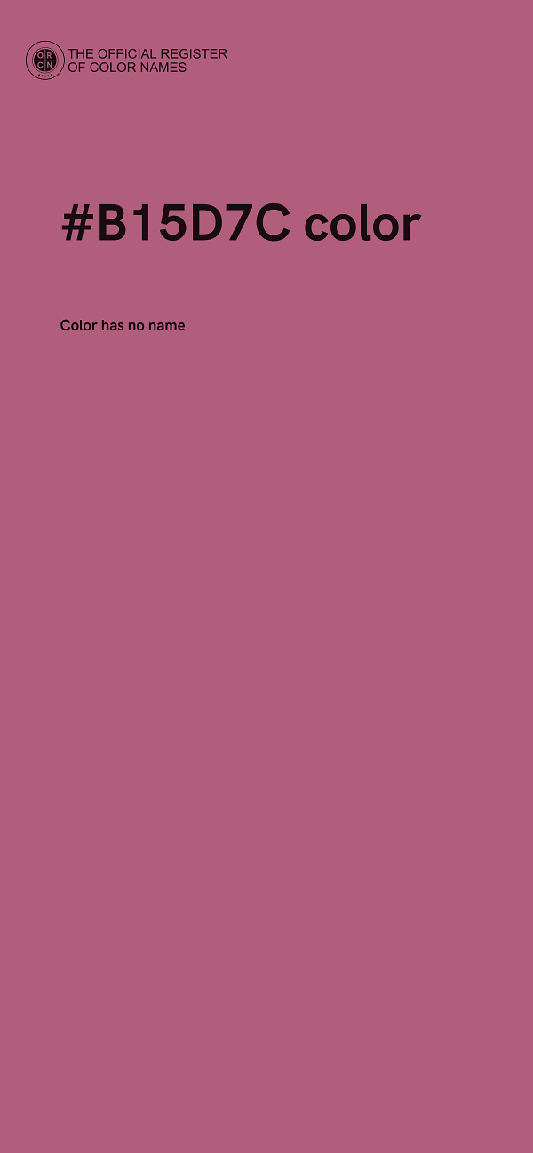 #B15D7C color image