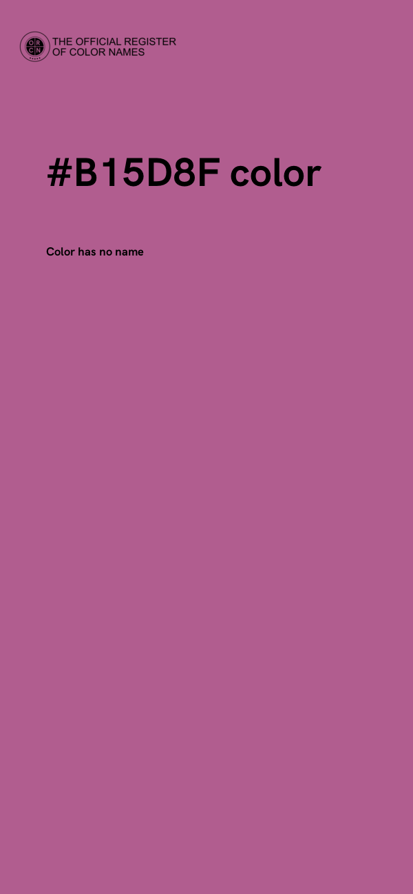 #B15D8F color image