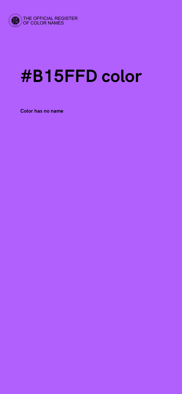 #B15FFD color image