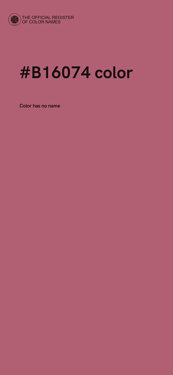 #B16074 color image