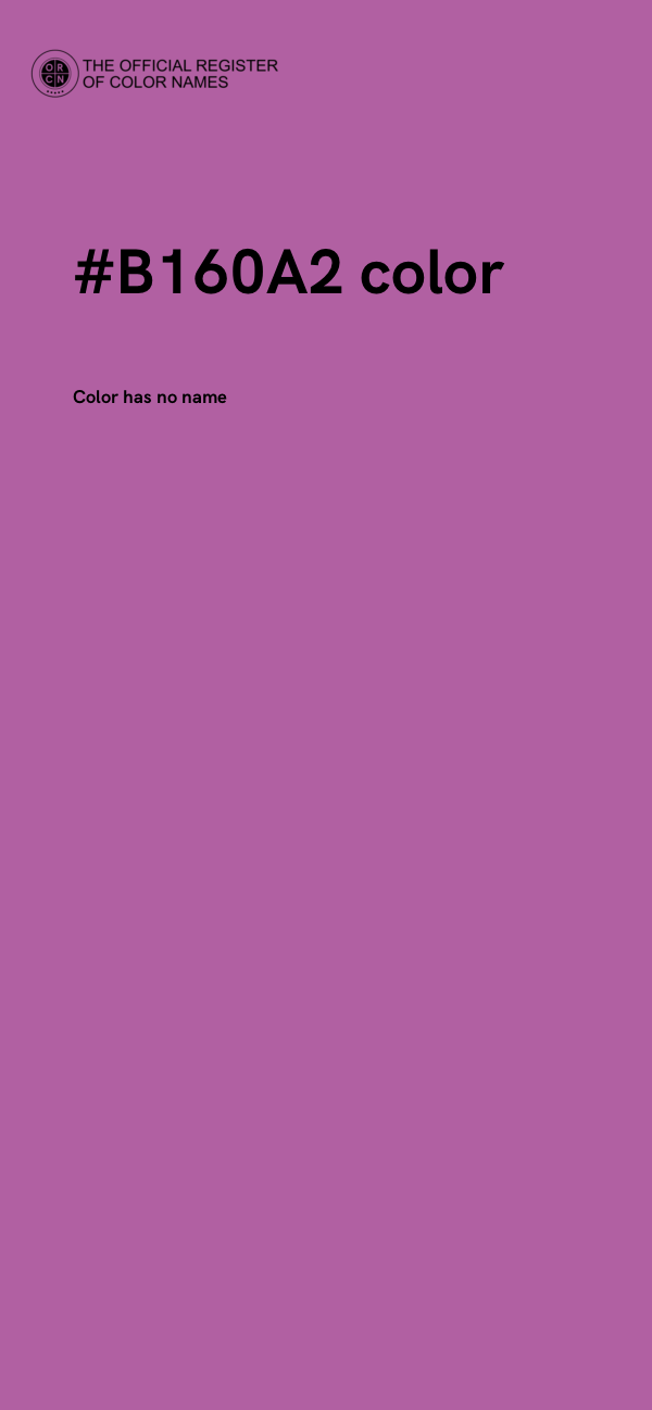 #B160A2 color image