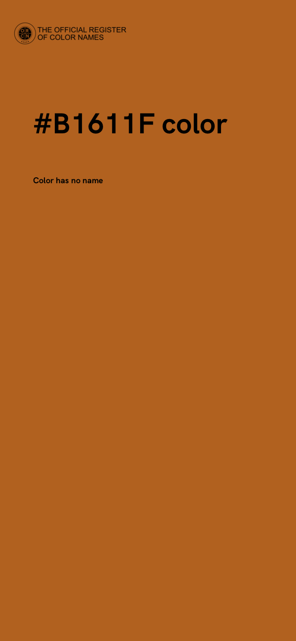 #B1611F color image
