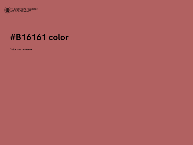 #B16161 color image