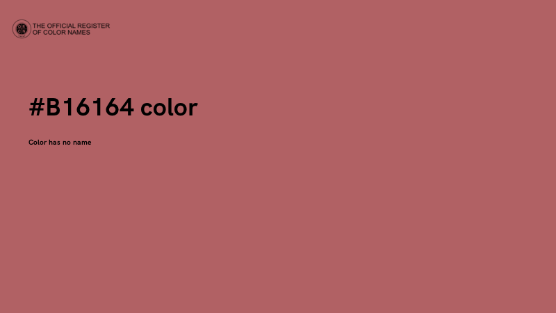 #B16164 color image