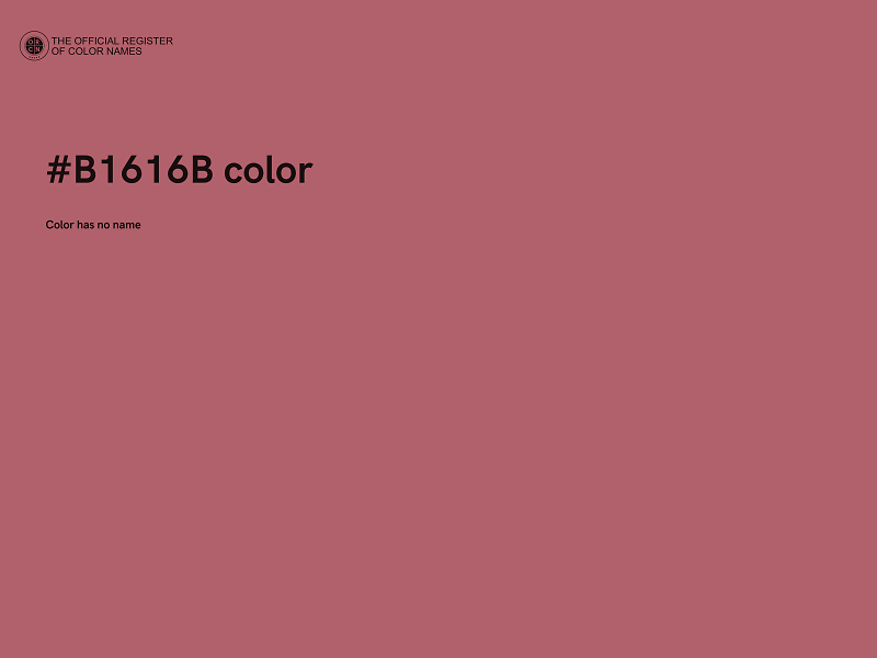 #B1616B color image