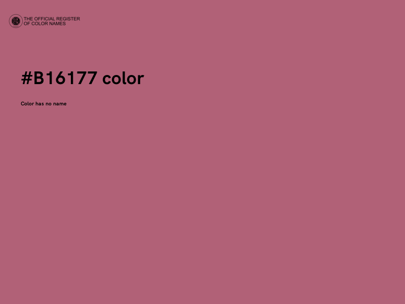 #B16177 color image