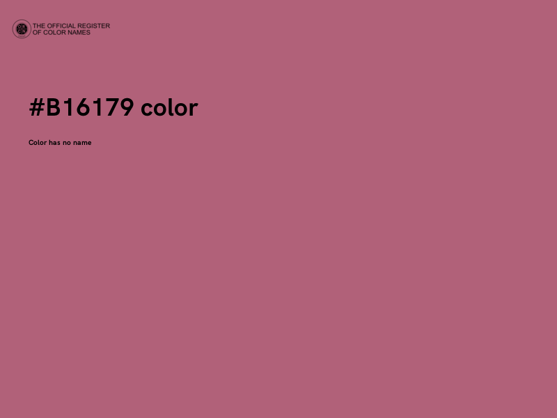 #B16179 color image