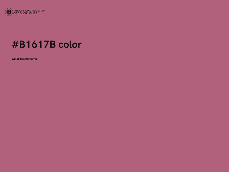 #B1617B color image