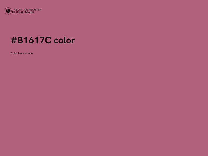 #B1617C color image