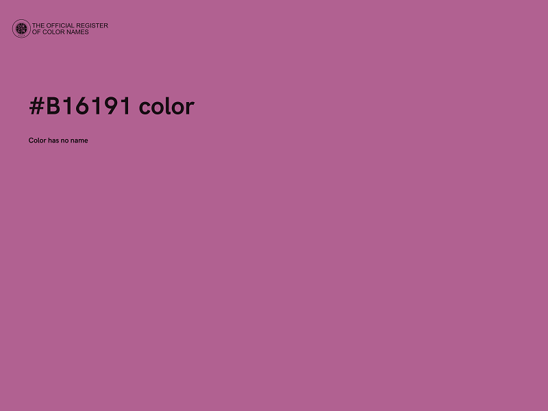 #B16191 color image