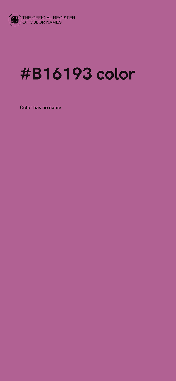 #B16193 color image
