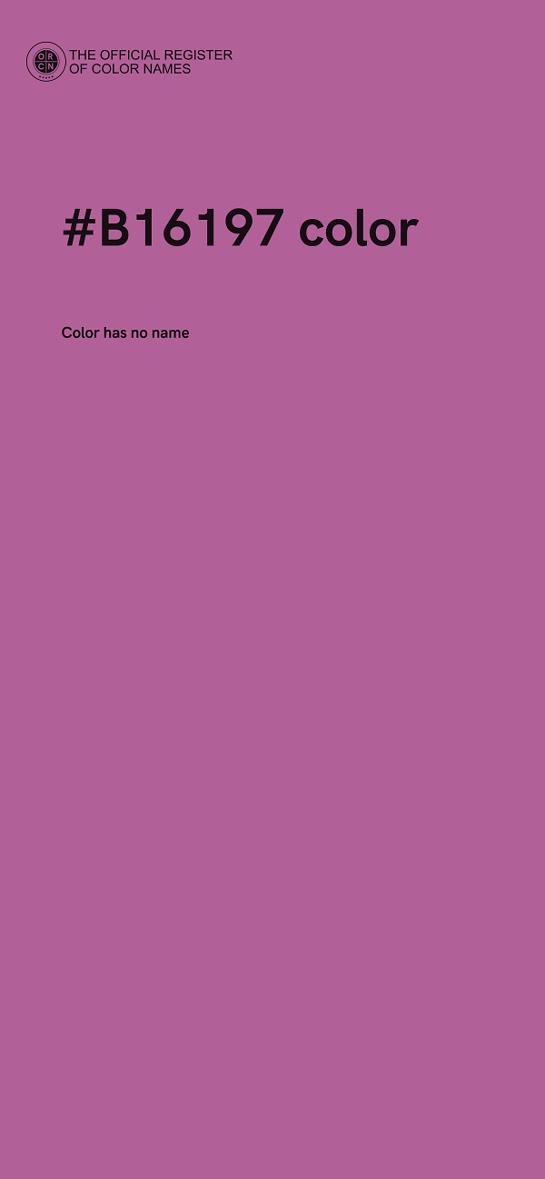 #B16197 color image