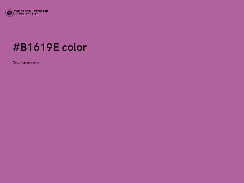 #B1619E color image