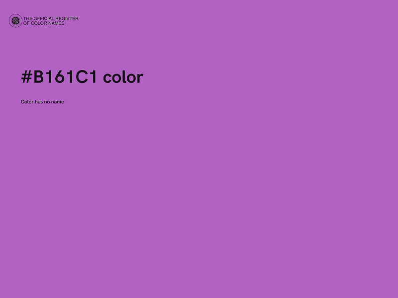 #B161C1 color image