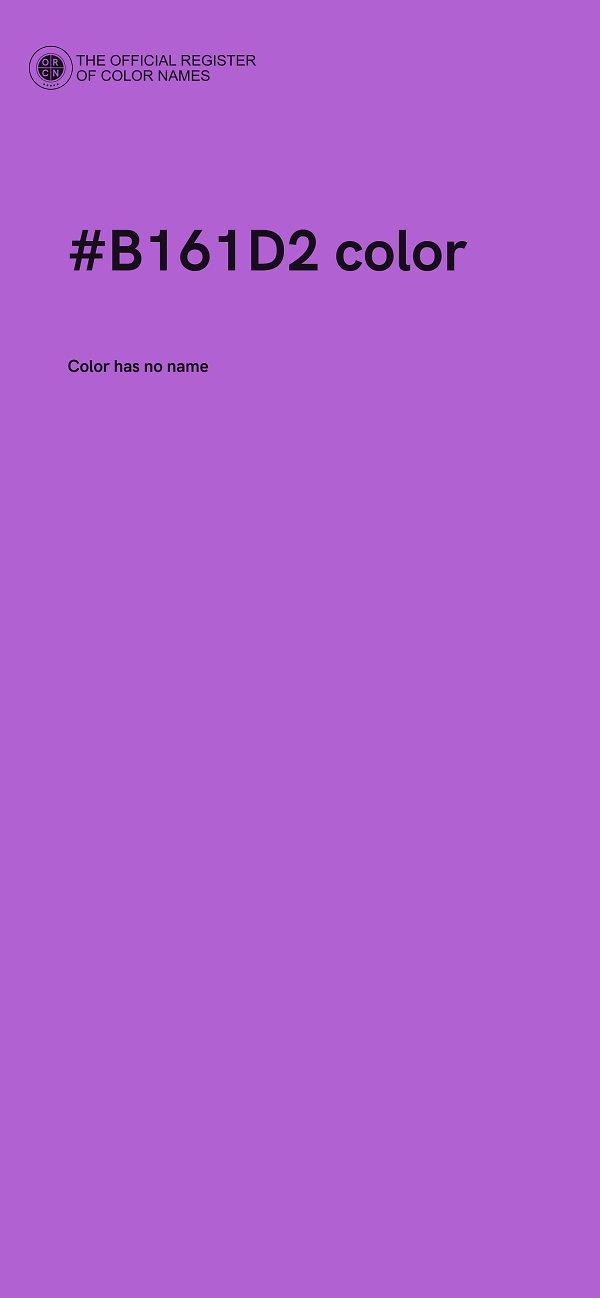 #B161D2 color image