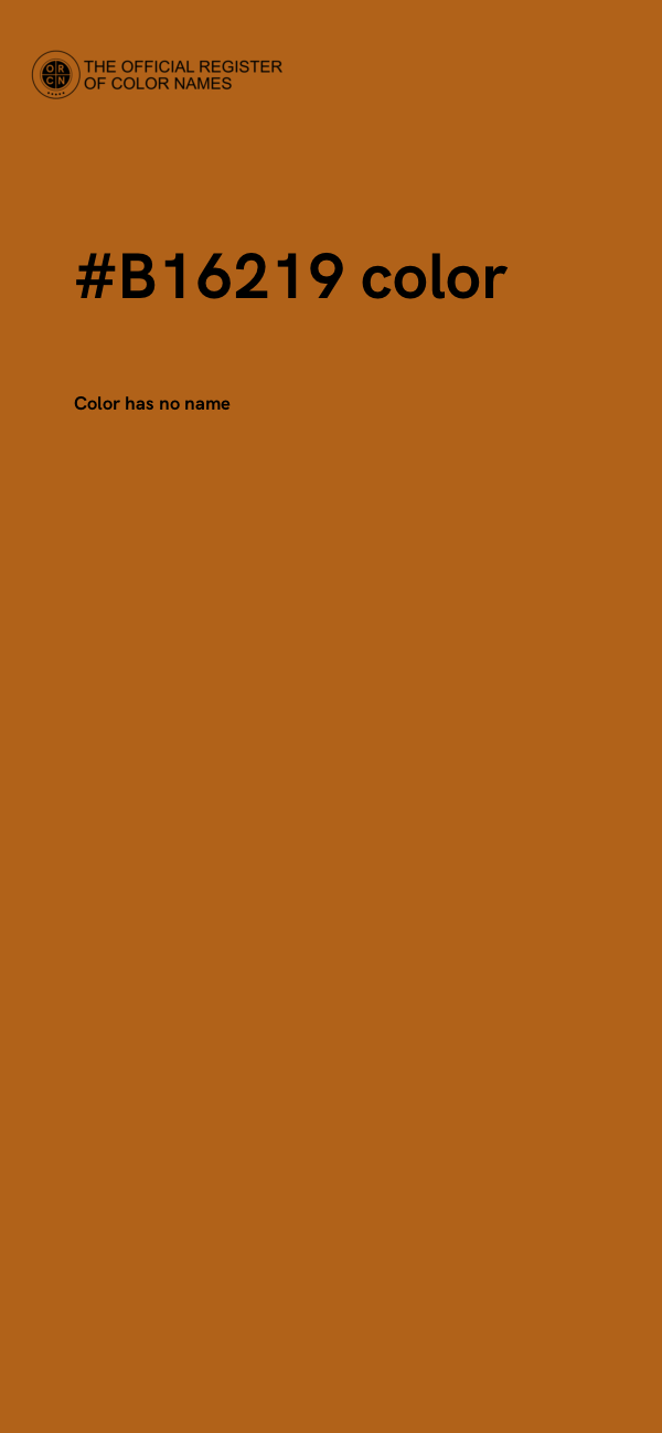 #B16219 color image