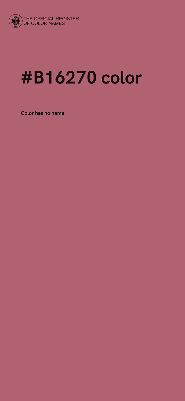 #B16270 color image
