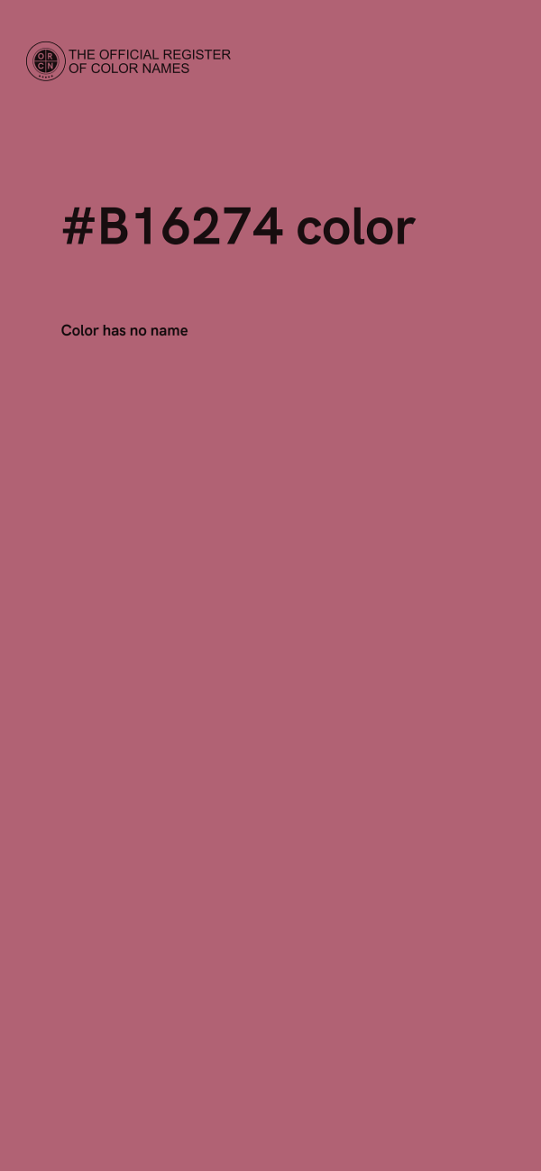 #B16274 color image