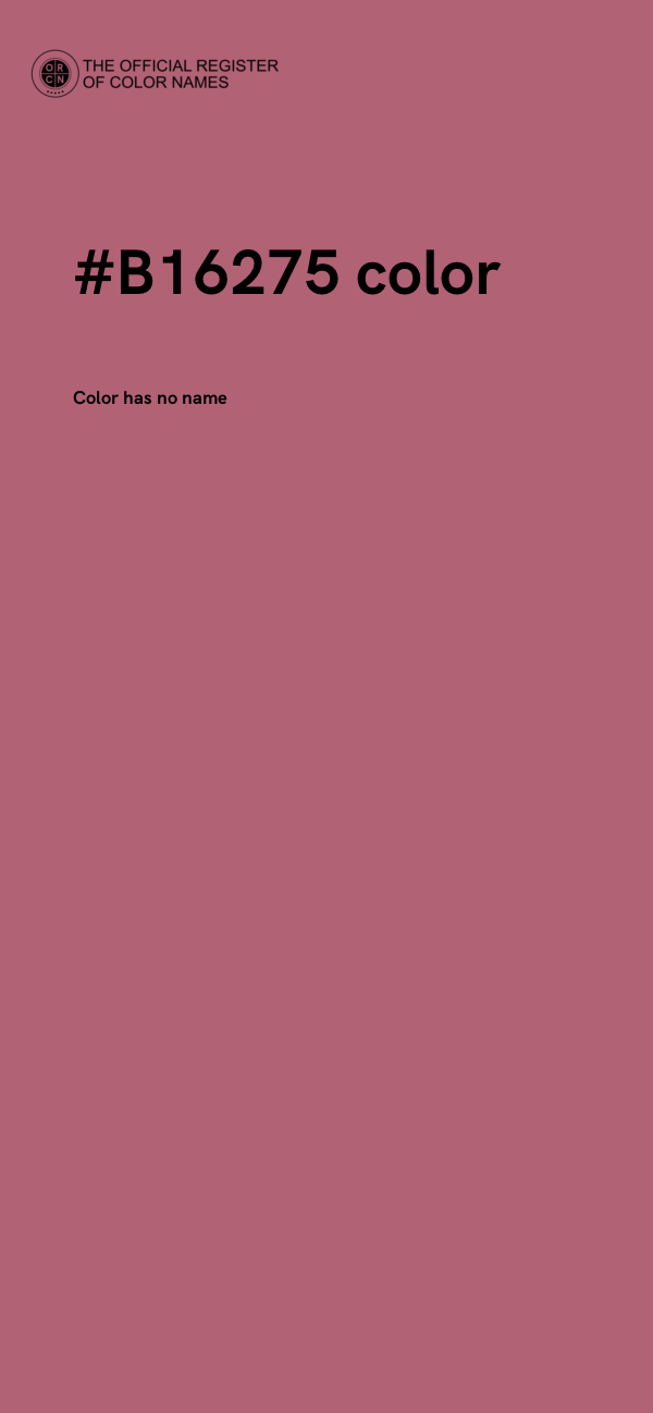 #B16275 color image
