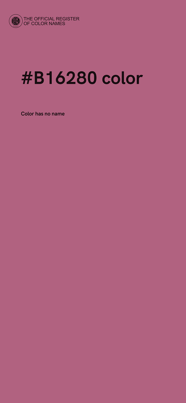 #B16280 color image