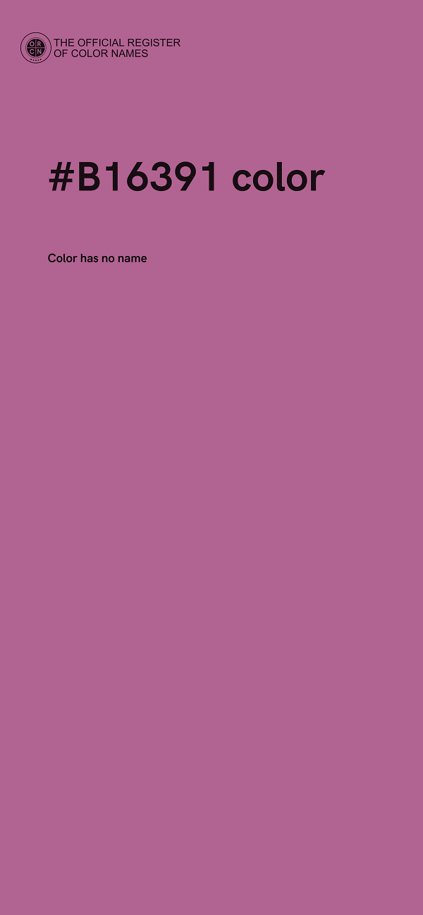#B16391 color image