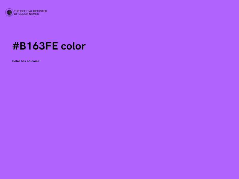 #B163FE color image